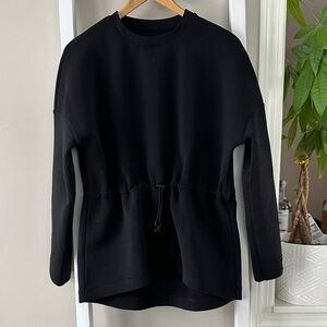 Sweaty Betty Grace Toggle Drawstring Crewneck Scuba Top